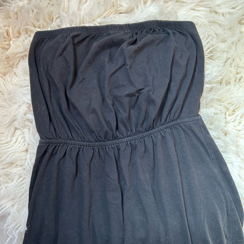 Old Navy Black Strapless Sundress